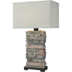 Terra Firma 30 inch 100.00 watt Stone Outdoor Table Lamp