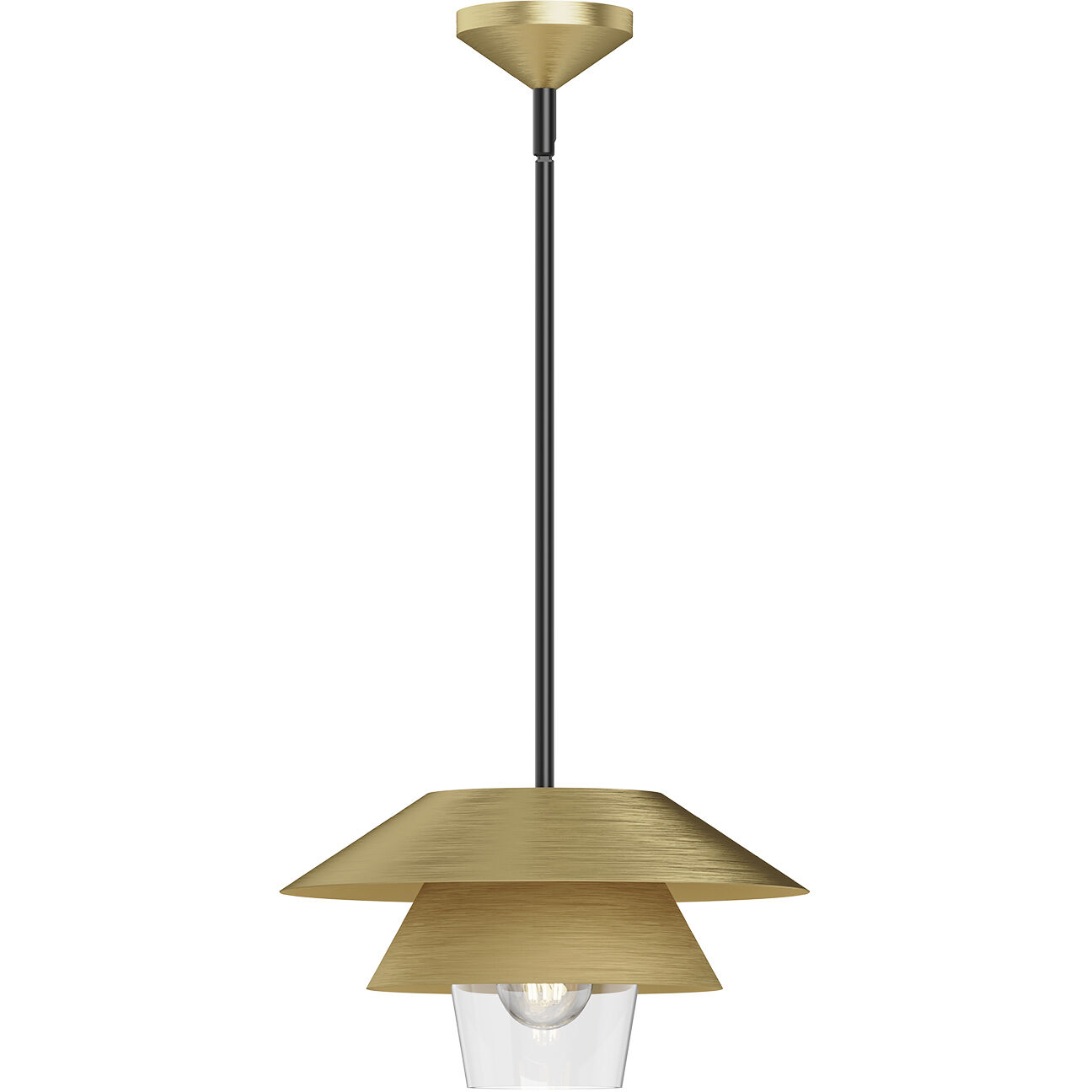 Alora Mood Tetsu Pendant Ceiling Light in Brushed Gold