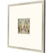 Pastel Street Multi and Brown and Gray and Pink Framed Art