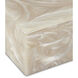 Perlas 6 inch Ivory and Natural Boxes, Set of 2