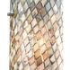 Capri 1 Light 5 inch Satin Nickel Mini Pendant Ceiling Light