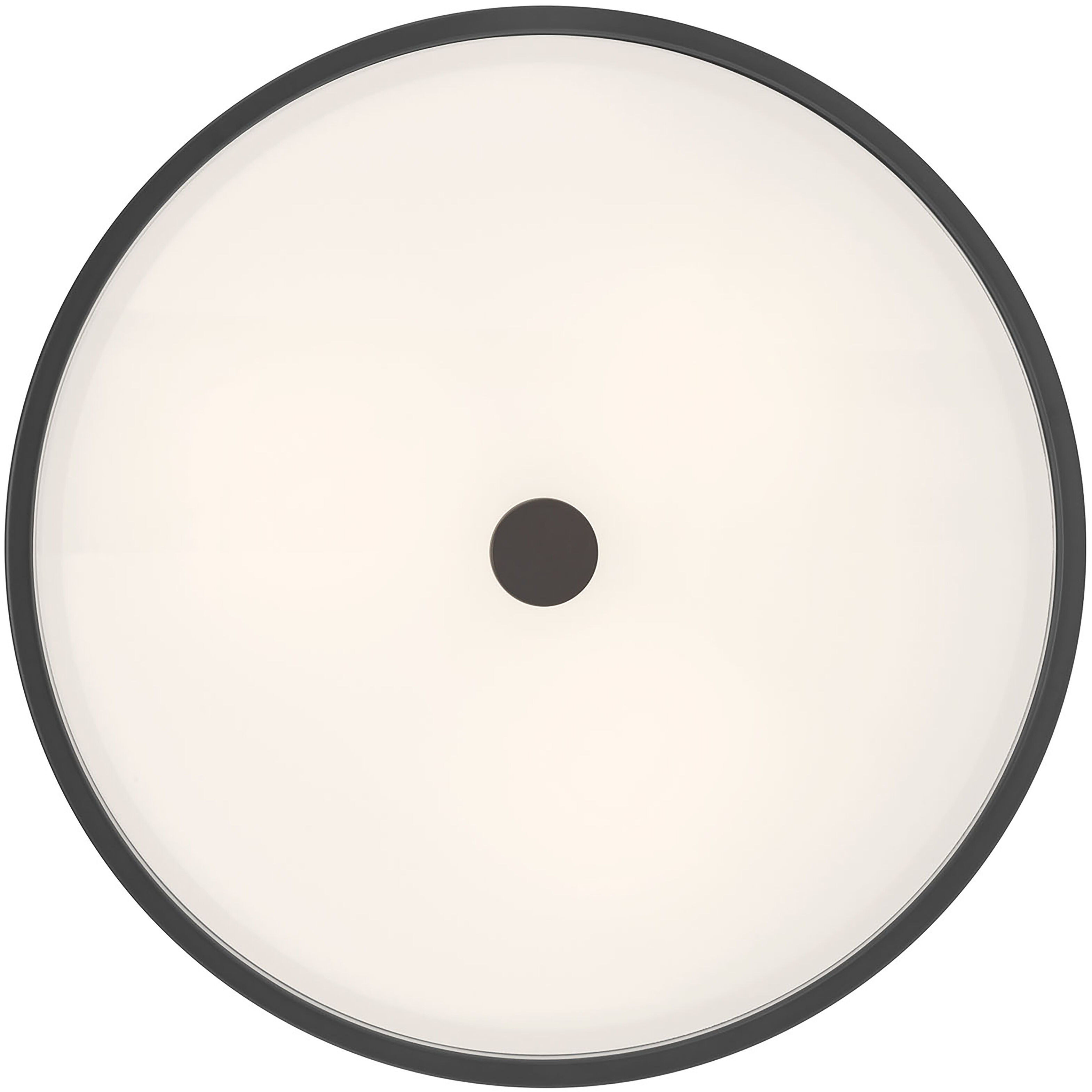 Ardezia 3 Light 15.75 inch Matte Black Semi-Flush Mount Ceiling Light