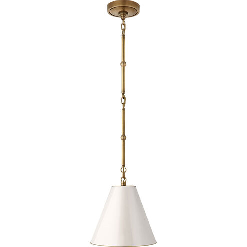 Thomas O'Brien Goodman 1 Light 10 inch Hand-Rubbed Antique Brass Hanging Shade Ceiling Light