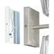 Valentin 2 Light 6 inch Brushed Nickel Vanity Light Wall Light