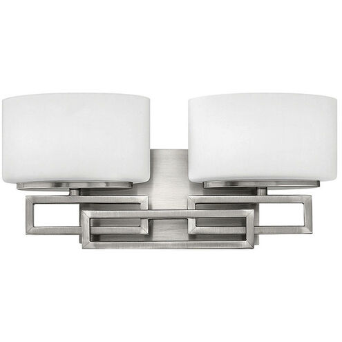 Lanza 2 Light 16 inch Antique Nickel Vanity Light Wall Light