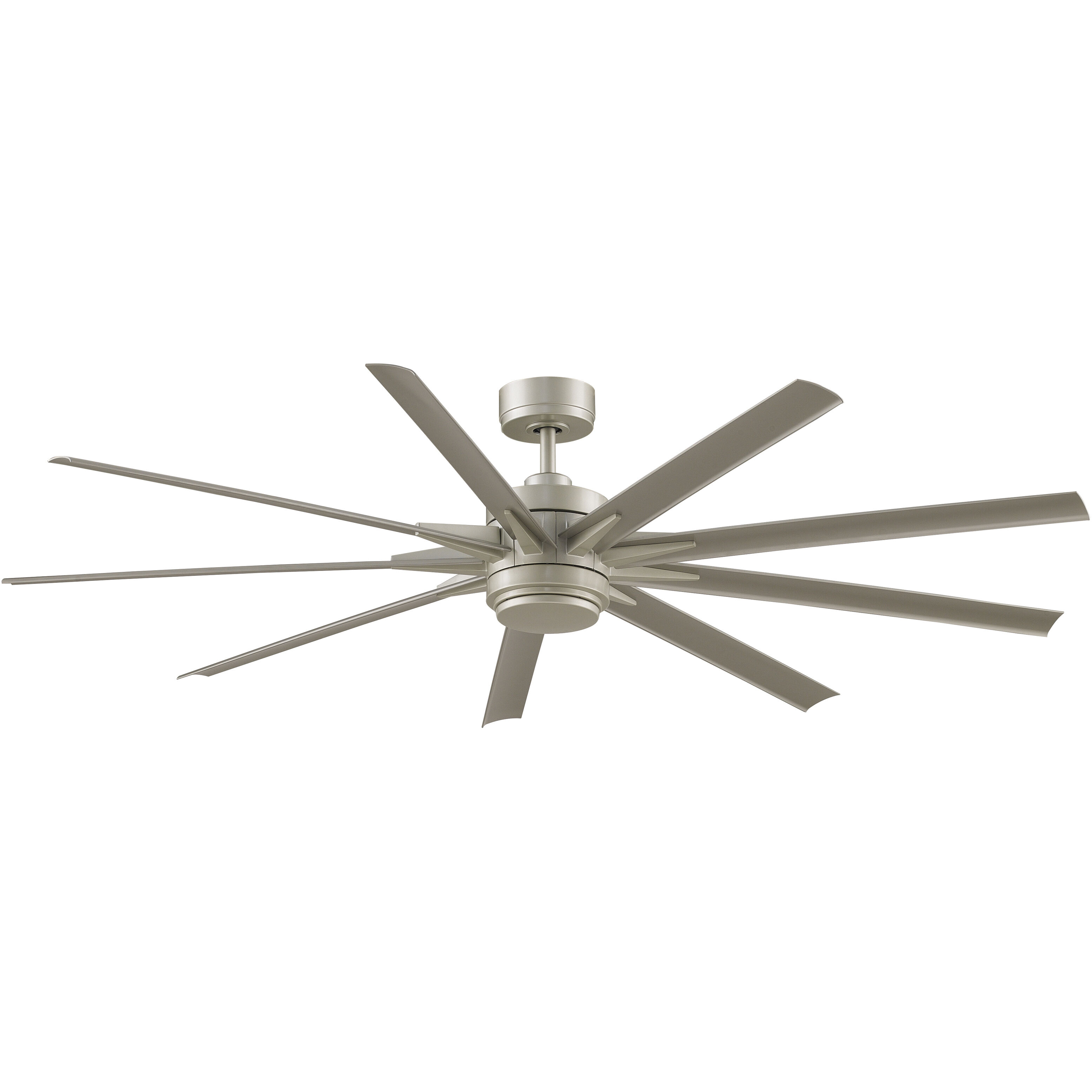 Odyn Custom 8.27 inch Brushed Nickel Fan Motor Only, Blades Sold Separately