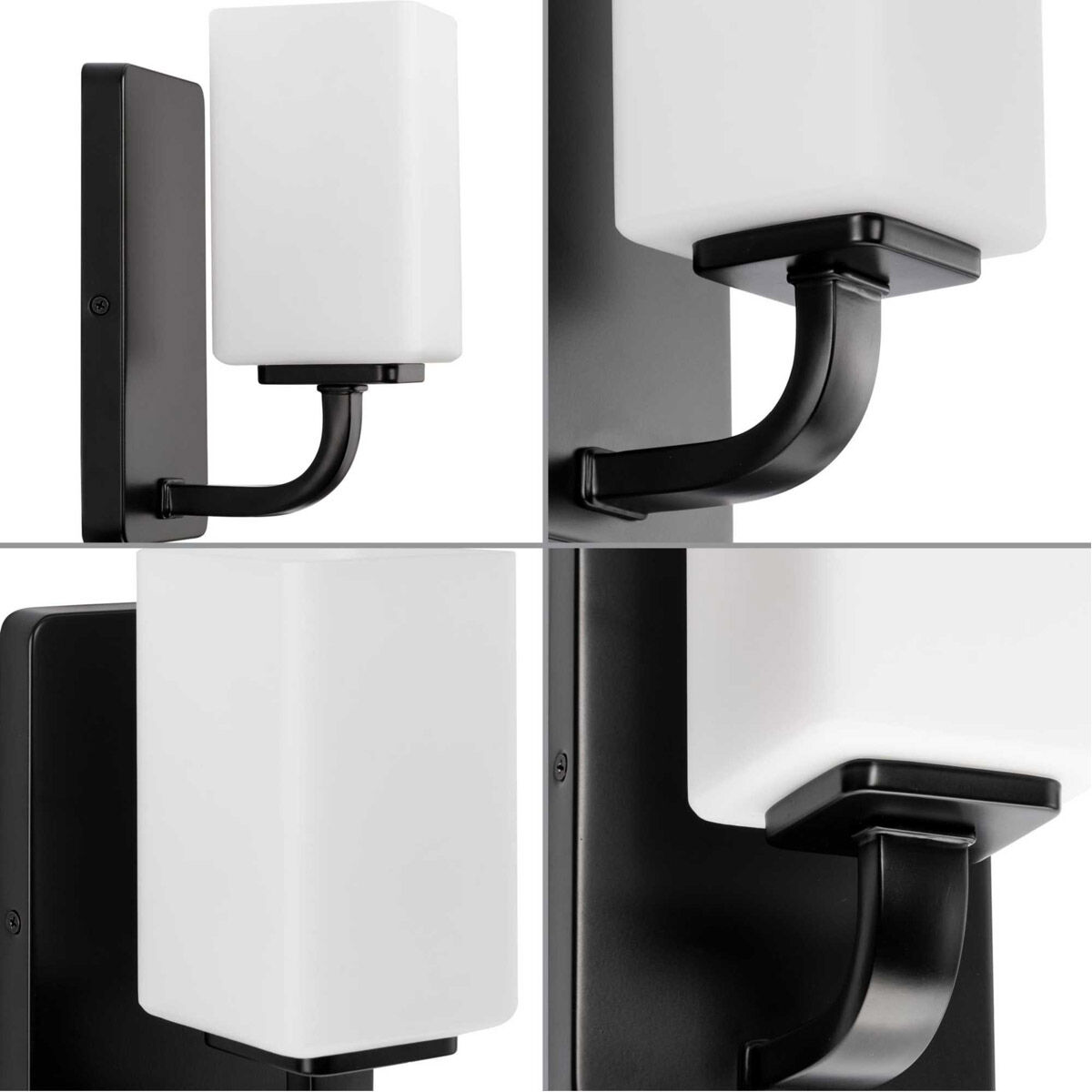 Cowan 1 Light 6 inch Matte Black Bath Vanity Wall Light