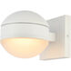 Raine Outdoor Wall Light in White