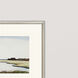 Marshlands 1433 Blue and Green and White and Brown Framed Art