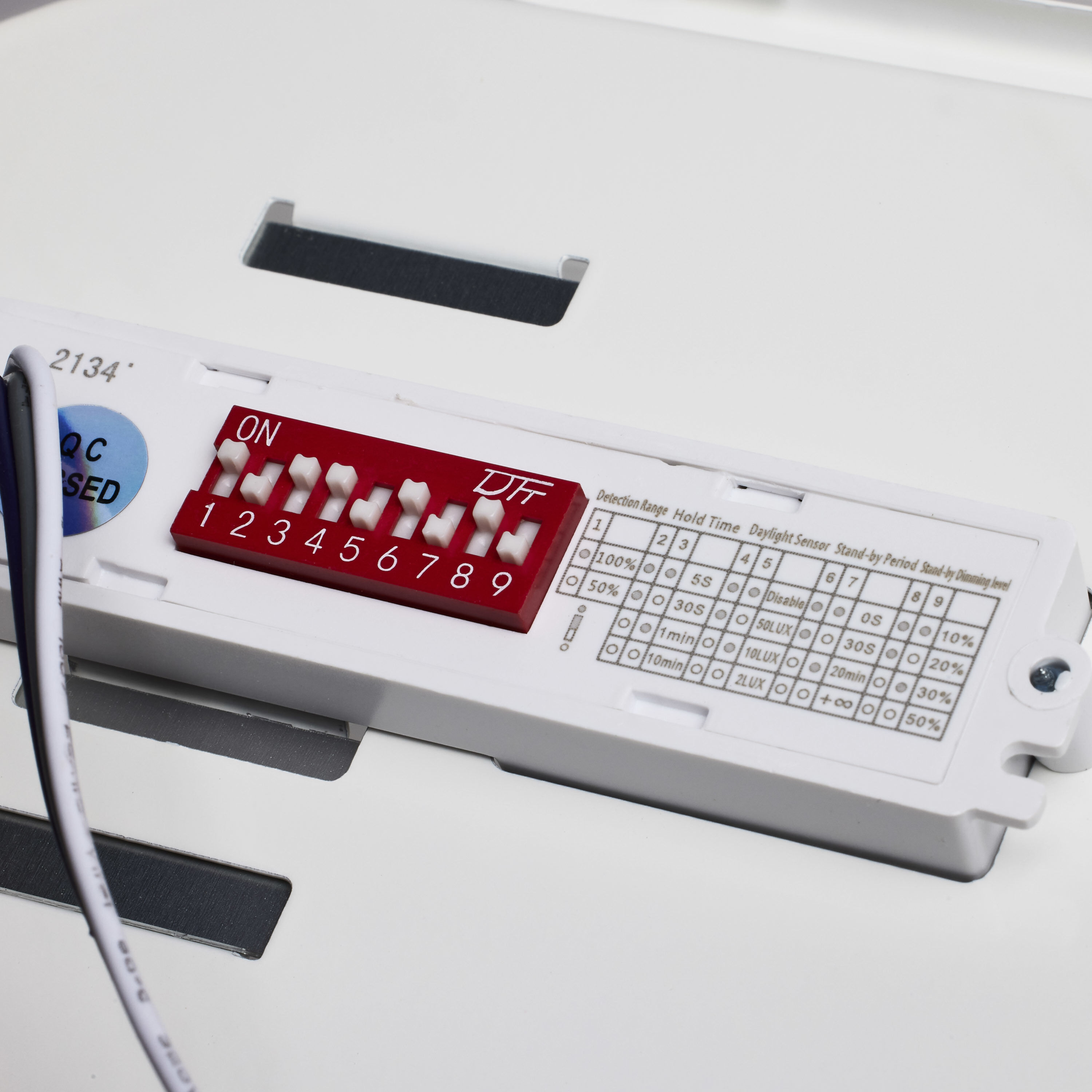 ColorQuick LED 4.84 inch Gray Vapor Proof Ceiling Light