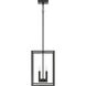 Signature 4 Light 12 inch Flat Black Foyer Light Ceiling Light