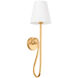 Elmhurst 1 Light 7.5 inch Vintage Gold Leaf Wall Sconce Wall Light