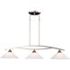 Elysburg 3 Light 43 inch Satin Nickel Linear Chandelier Ceiling Light