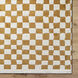 Damier 144 X 108 inch Light Sage / Medium Gray Handmade Rug in 9 x 12