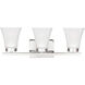 Bayfield 3 Light 20 inch Chrome Wall Bath Fixture Wall Light