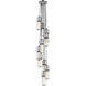 Thomas O'Brien Junio LED 9.5 inch Polished Nickel Pendant Ceiling Light in Clear Glass