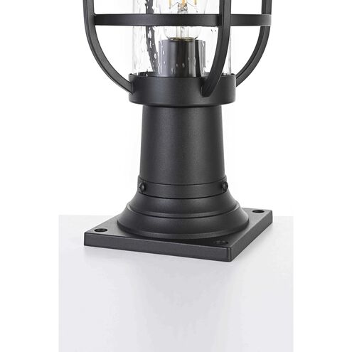 Janney 1 Light 16.5 inch Black Outdoor Post Light