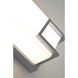 Beaumont LED 21 inch Textured Grey Outdoor Sconce