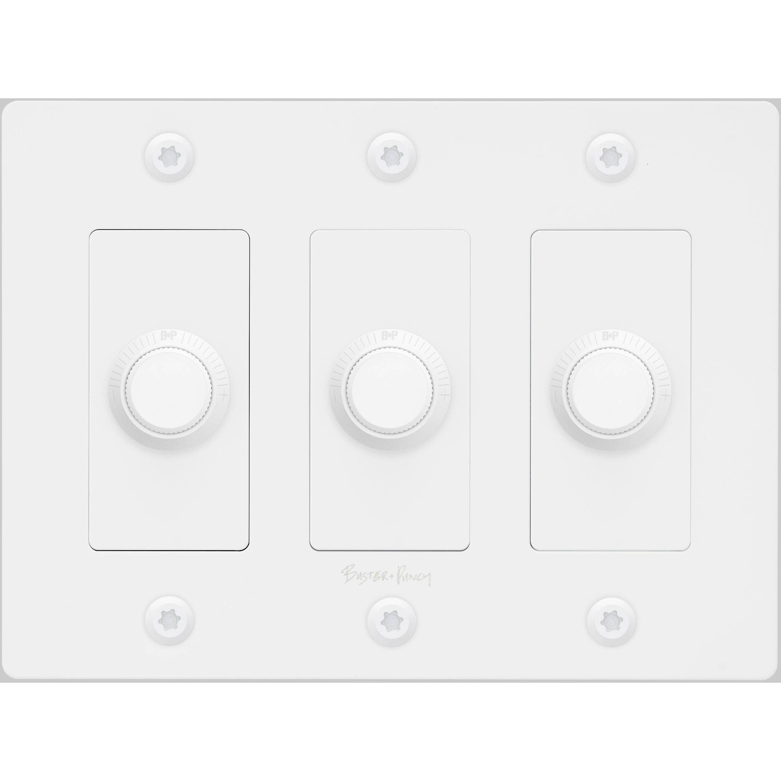 3G 100-120 White Dimmer Switch, LED