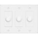 3G 100-120 White Dimmer Switch, LED