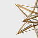 Chapman & Myers Moravian Star 1 Light 18 inch Gilded Iron Star Lantern Pendant Ceiling Light, Medium