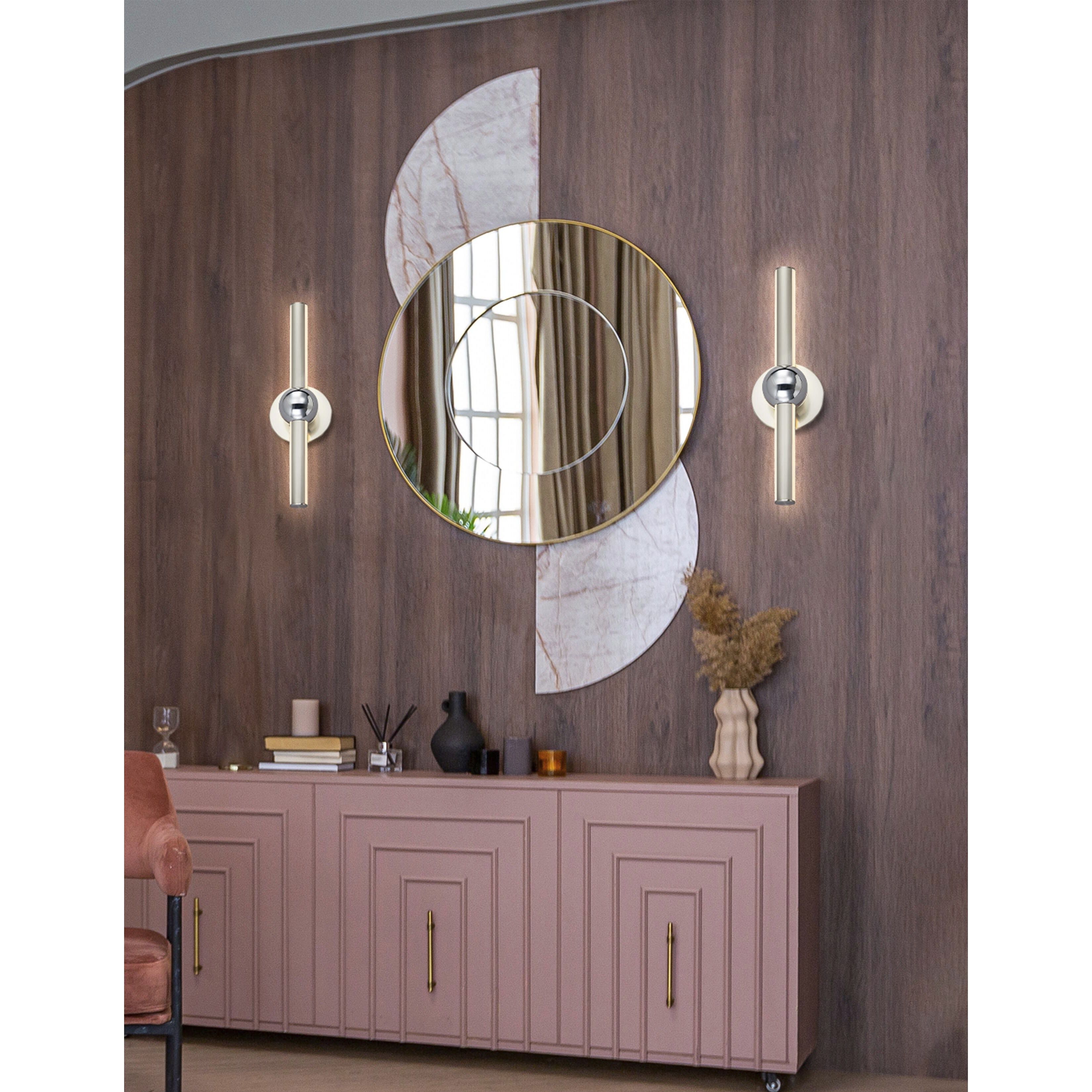 Arzy 4 Light 19.75 inch Brushed Nickel Bath Vanity Light Wall Light