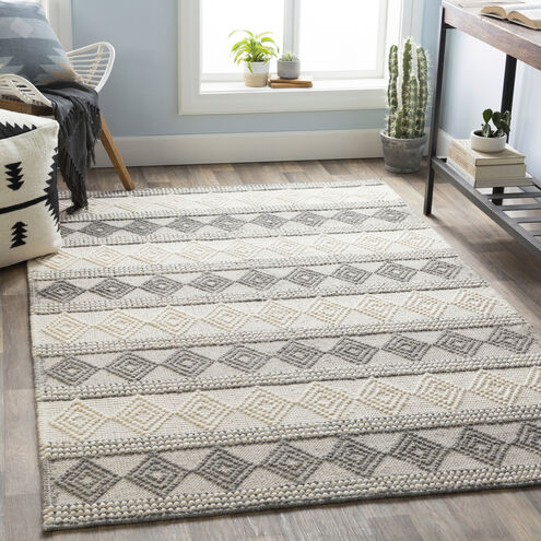 Hygge 90 X 60 inch Charcoal Rug in 5 x 8, Rectangle