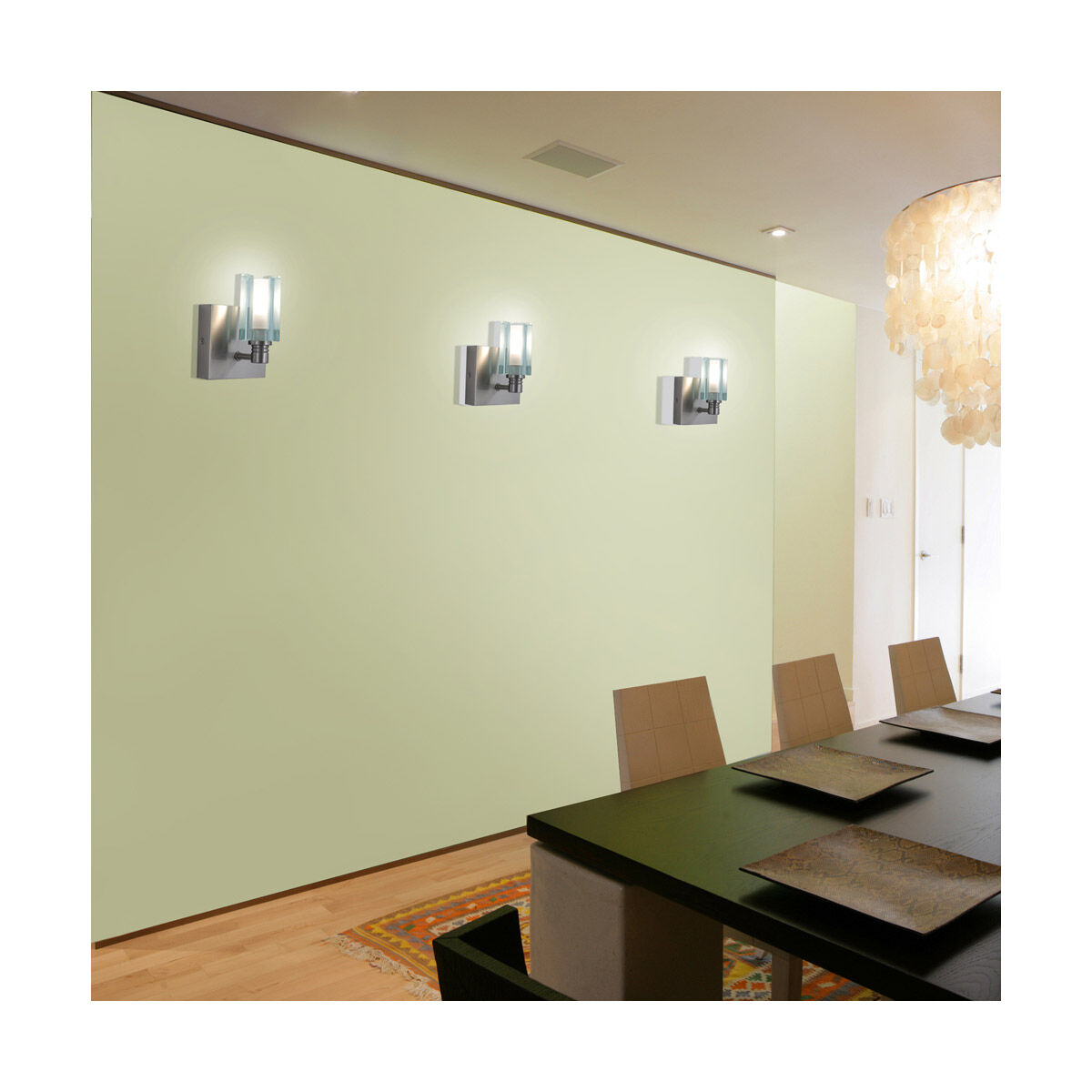 Akina 2 Light 8.75 inch Satin Nickel Wall Sconce Wall Light