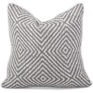 Helm 20 inch Pewter Outdoor Pillow