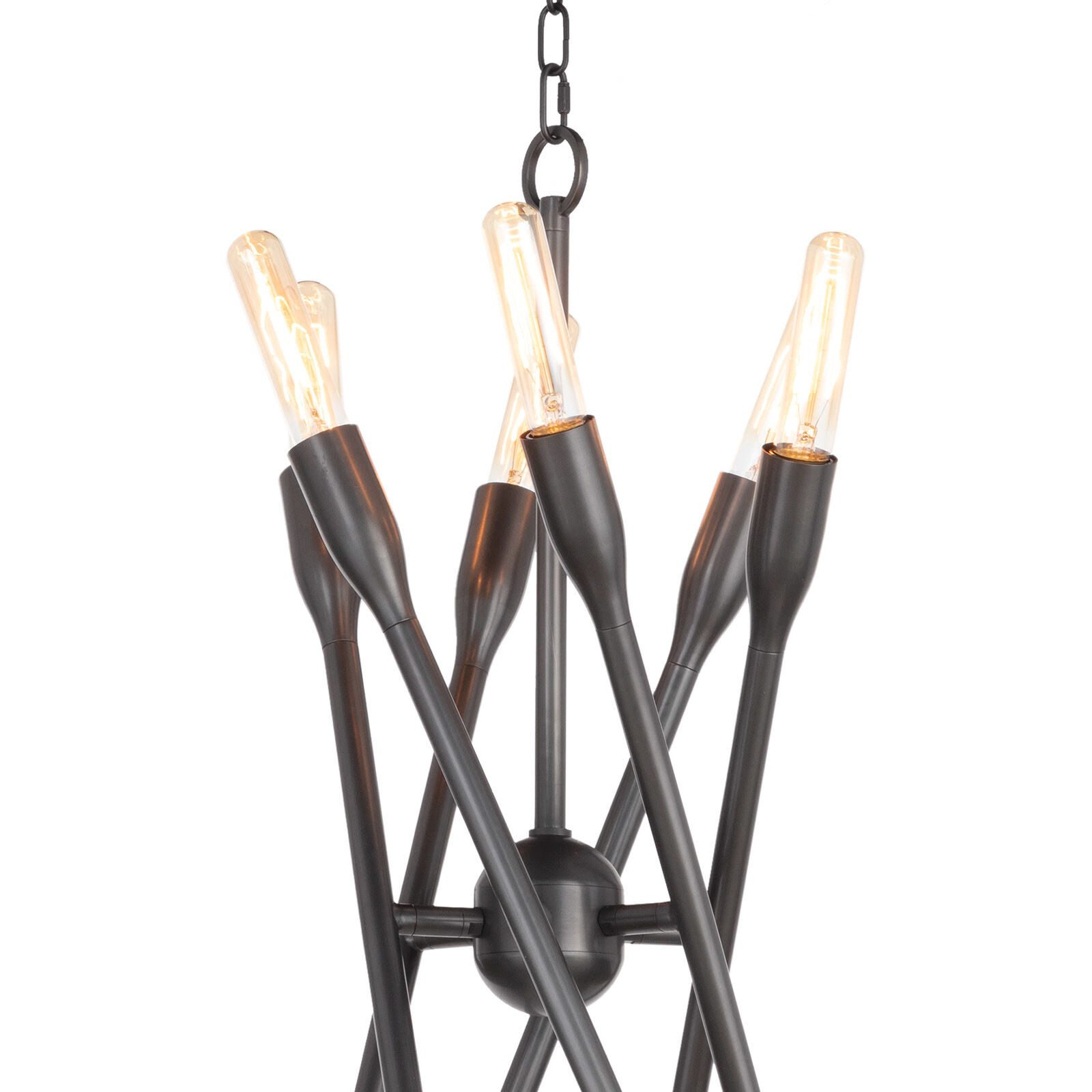 Cobra 12 Light 30.5 inch Oil Rubbed Bronze Chandelier Ceiling Light, Small