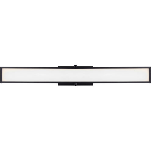 Pax LED 36 inch Matte Black Vanity Light Wall Light