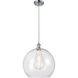 Ballston Athens 1 Light 14 inch Polished Chrome Pendant Ceiling Light in Clear Glass