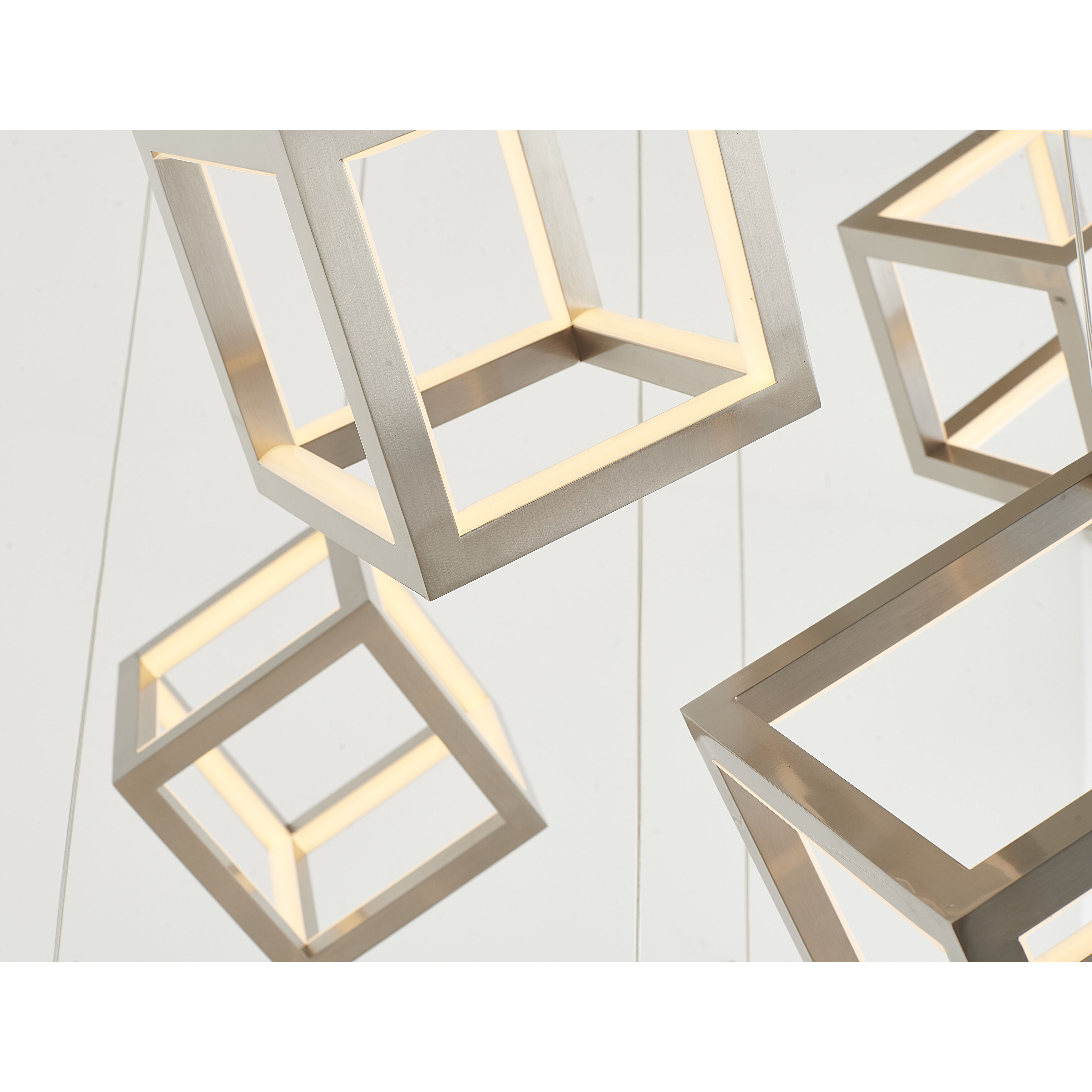 Canada LED 29 inch Nickel Chandelier Ceiling Light