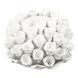 Open Coral 5.9 X 4.3 inch Candle Holder in White
