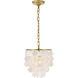 Selene 1 Light 10 inch Brass Pendant Ceiling Light