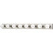 Center Stage 8 Light 48 inch Brushed Stainless Bath Vanity Wall Sconce Wall Light