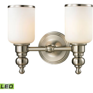 Leith LED 13 inch Brushed Nickel Vanity Light Wall Light