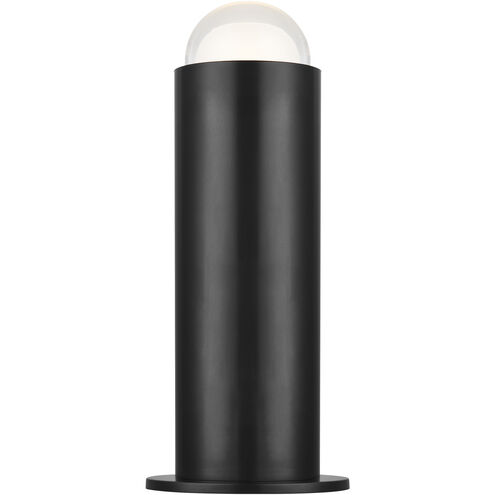 Kelly Wearstler Ebell 9.3 watt Dark Bronze Table Lamp Portable Light, Integrated LED