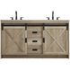 Austin 60 X 34 inch Natural Oak Bathroom Vanity Cabinet