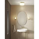 Aquina 2 Light 14.17 inch Matte Brushed Brass Interior Ceiling Light