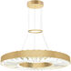 Bjoux LED 24 inch Brass Down Chandelier Ceiling Light