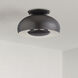 Domma 3 Light 17 inch English Bronze Semi Flush Mount Ceiling Light, Large