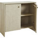 Aida Light Brown and Antique Brass Cabinet
