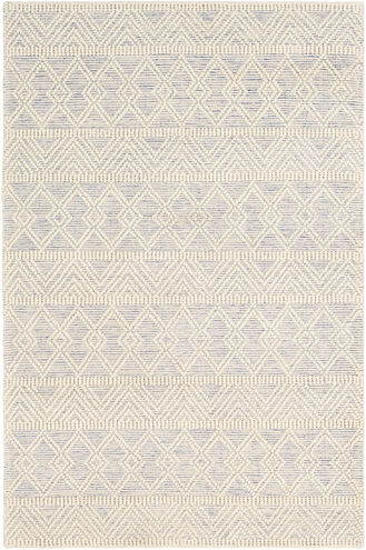 Hygge 36 X 24 inch Blue Rug in 2 x 3, Rectangle