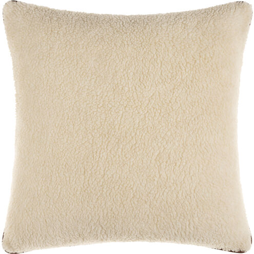 Shepherd 18 inch Cream Pillow Kit, Square