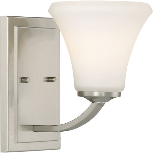 Fawn 1 Light 6 inch Brushed Nickel Vanity Light Wall Light