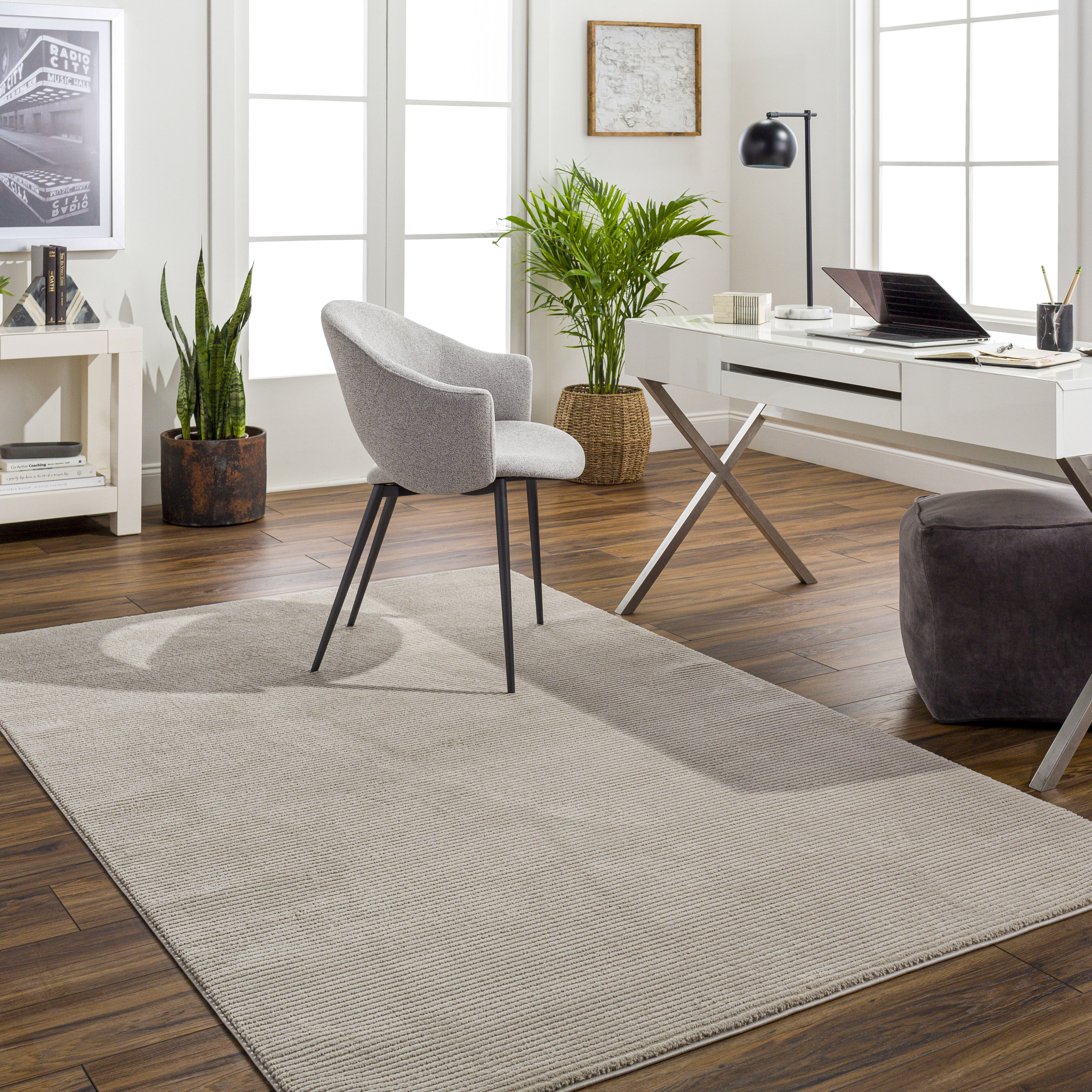 Alder 120 X 91 inch Tan Rug, Rectangle