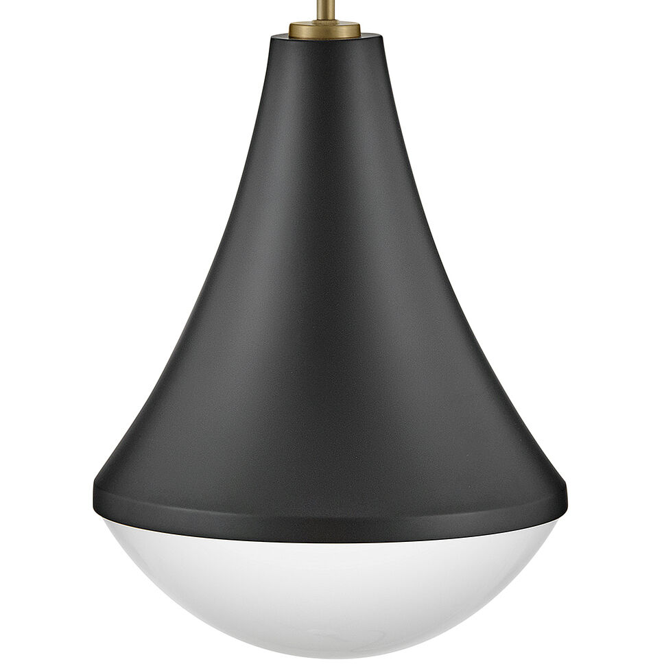 Haddie LED 11 inch Black Pendant Ceiling Light