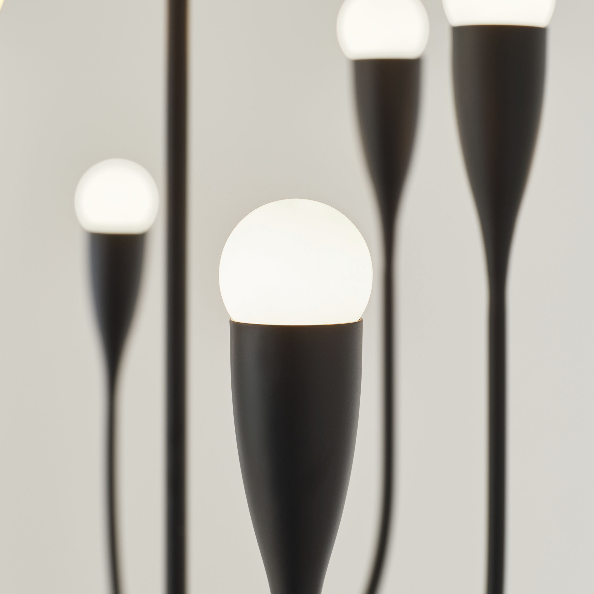 Maya 8 Light 27.38 inch Midnight Black Chandelier Ceiling Light