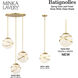 Batignolles 1 Light 13.75 inch Spring Gold Leaf Mini Pendant Ceiling Light